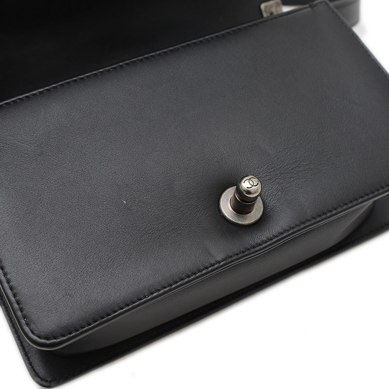 ボーイシャネル 20 チェーンショルダーバッグ ラムスキン ブラック A67085 ショルダーバッグ