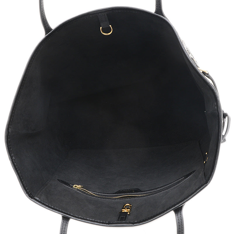 モノグラムジャガード ネヴァーフルMM トートバッグ ブラック M57230 トートバッグ