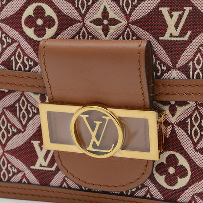 モノグラムジャガード ドーフィーヌミニ ショルダーバッグ ボルドー/ピンク M57172 ショルダーバッグ