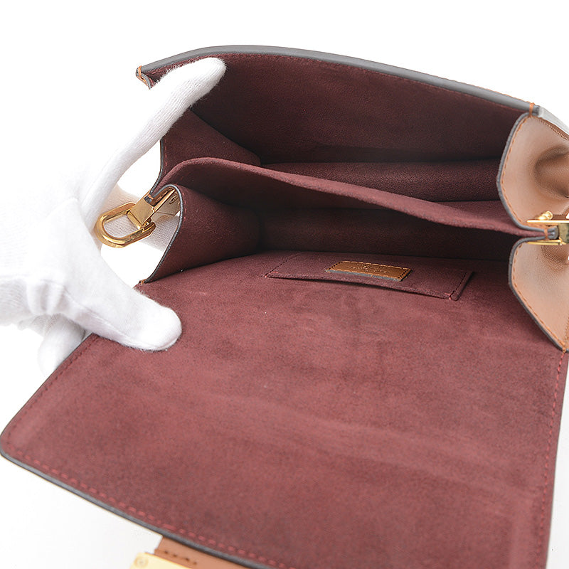 モノグラムジャガード ドーフィーヌミニ ショルダーバッグ ボルドー/ピンク M57172 ショルダーバッグ