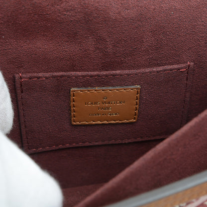 モノグラムジャガード ドーフィーヌミニ ショルダーバッグ ボルドー/ピンク M57172 ショルダーバッグ