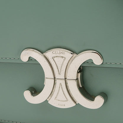 ティーン トリオンフ ショルダーバッグ シャイニーカーフスキン セラドン 188423BF4 ショルダーバッグ