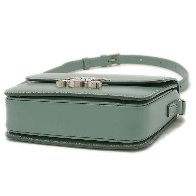 ティーン トリオンフ ショルダーバッグ シャイニーカーフスキン セラドン 188423BF4 ショルダーバッグ