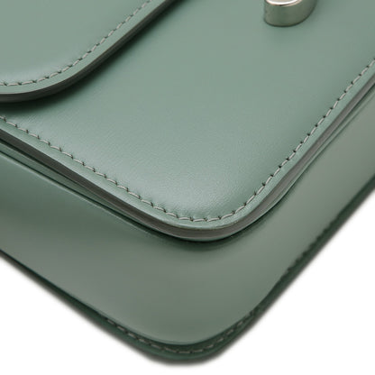 ティーン トリオンフ ショルダーバッグ シャイニーカーフスキン セラドン 188423BF4 ショルダーバッグ