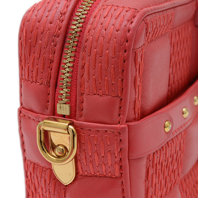 ダミエジャイアント トロカPM 2WAYバッグ レザー ピンク M59118 ショルダーバッグ