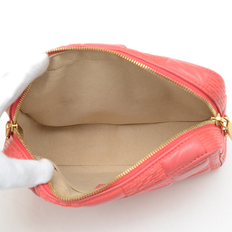 ダミエジャイアント トロカPM 2WAYバッグ レザー ピンク M59118 ショルダーバッグ