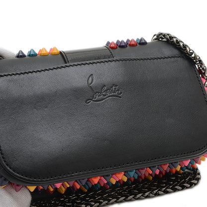 スウィートチャリティ スタッズ チェーンショルダーバッグ ブラック/マルチカラー ショルダーバッグ