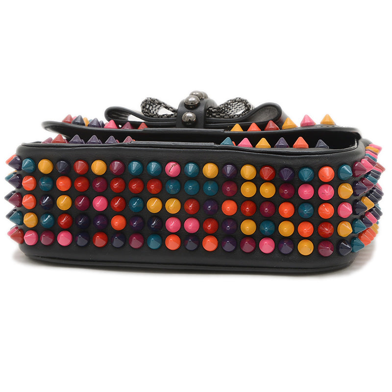 スウィートチャリティ スタッズ チェーンショルダーバッグ ブラック/マルチカラー ショルダーバッグ