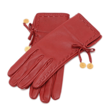 グローブ 手袋 レザー レッド　7サイズ 手袋