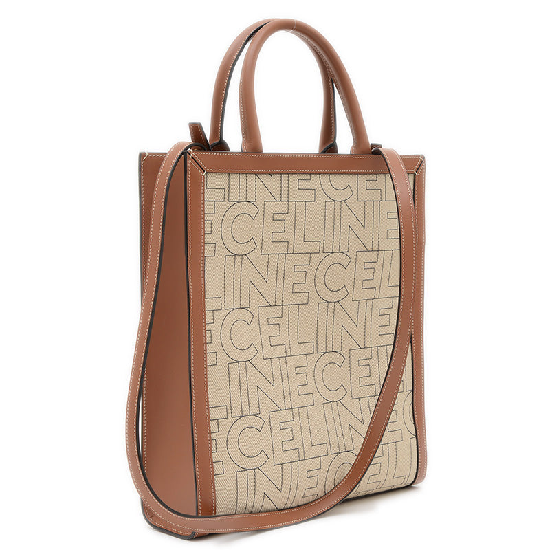 バーティカル カバ 2WAYバッグ スモール キャンバス ホワイト 192082ERN トートバッグ