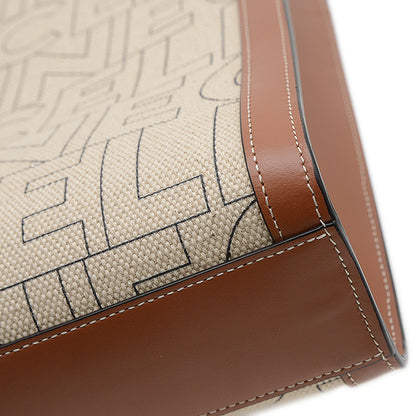 バーティカル カバ 2WAYバッグ スモール キャンバス ホワイト 192082ERN トートバッグ