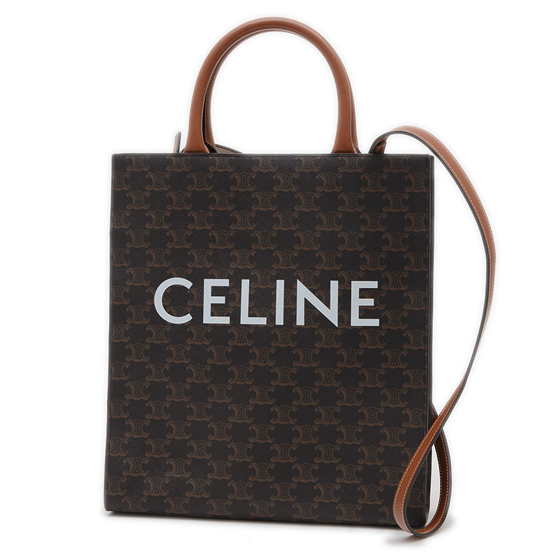 バーティカル カバ 2WAYバッグ スモール タン/ブラック 191542BZK トートバッグ