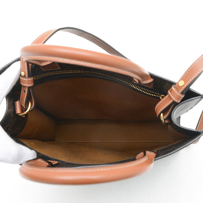 バーティカル カバ 2WAYバッグ スモール タン/ブラック 191542BZK トートバッグ