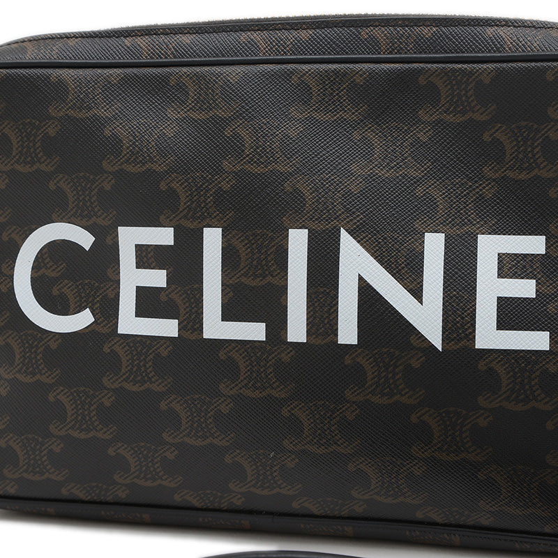 トリオンフ ミディアム メッセンジャーバッグ ブラック 194502CIM ショルダーバッグ