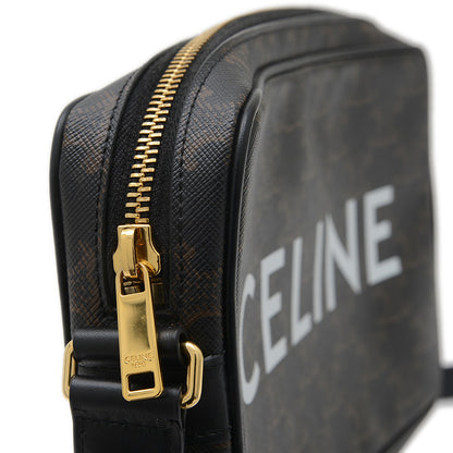 トリオンフ ミディアム メッセンジャーバッグ ブラック 194502CIM ショルダーバッグ