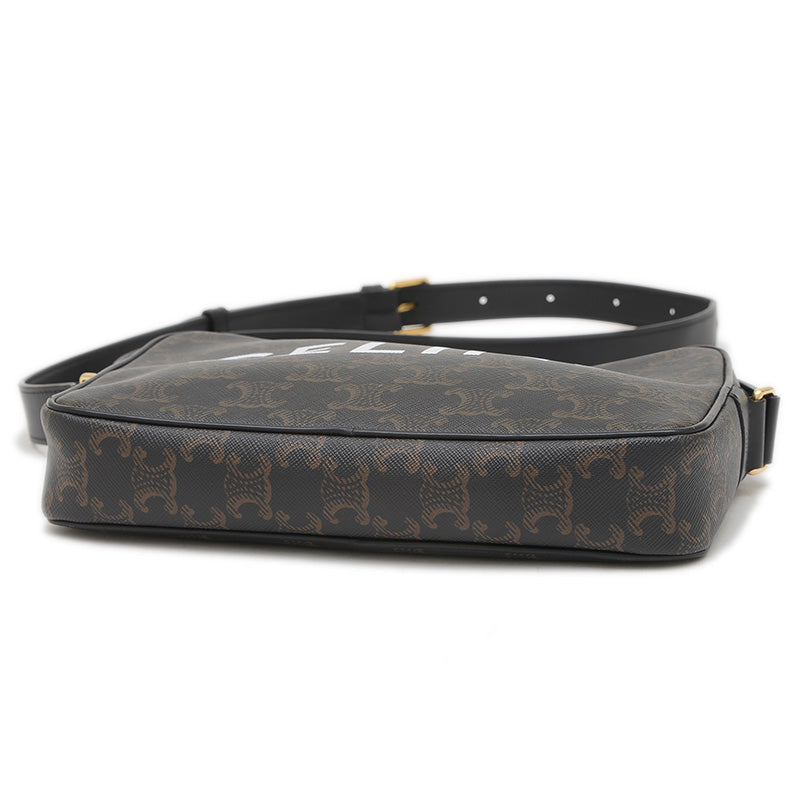 トリオンフ ミディアム メッセンジャーバッグ ブラック 194502CIM ショルダーバッグ