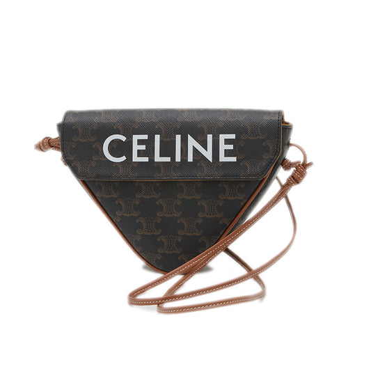 トリオンフ トライアングル ショルダーバッグ タン/ブラック 195902BZK ショルダーバッグ