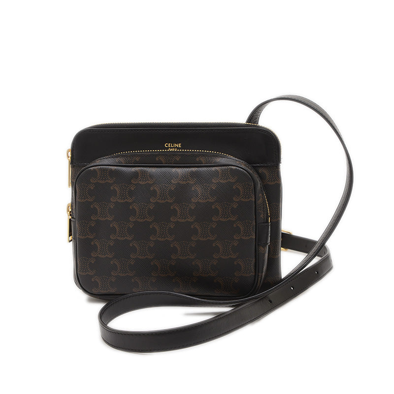 トリオンフ ショルダーバッグ ブラック 194282CAA ショルダーバッグ