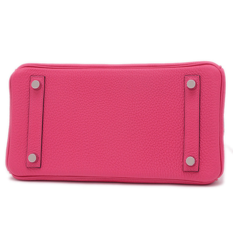 バーキン25 トゴ ローズメキシコ シルバー金具 K刻印 ハンドバッグ