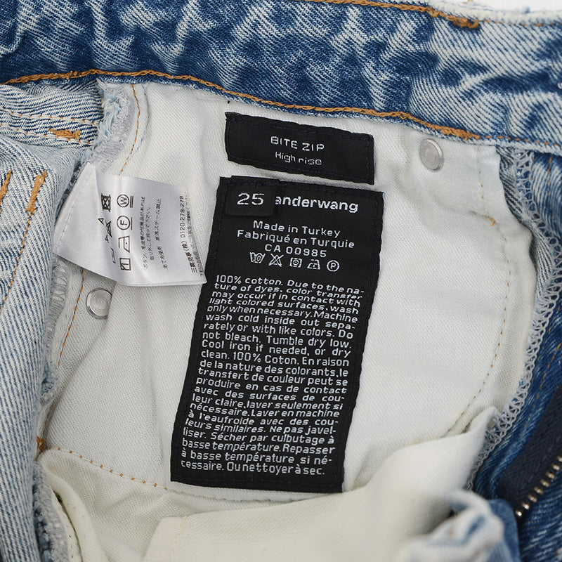 デニムショートパンツ コットン ブルー レディース 25サイズ ショートパンツ