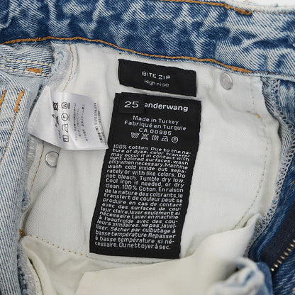 デニムショートパンツ コットン ブルー レディース 25サイズ ショートパンツ