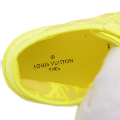 タトゥー ライン スニーカー ハイカット ナイロン イエロー メンズ 7サイズ スニーカー