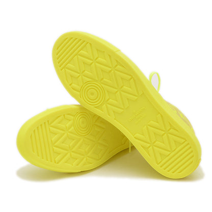 タトゥー ライン スニーカー ハイカット ナイロン イエロー メンズ 7サイズ スニーカー