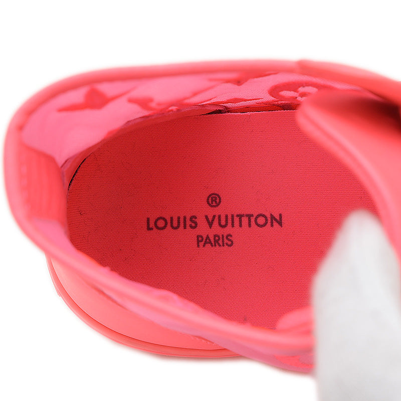 タトゥー ライン スニーカー ハイカット ナイロン ピンク メンズ 7サイズ スニーカー