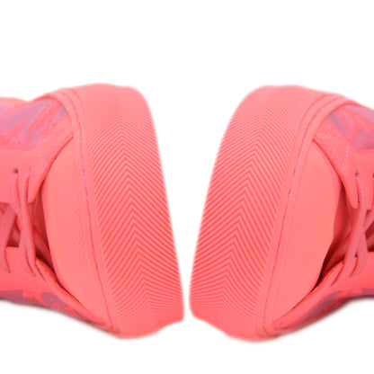 タトゥー ライン スニーカー ハイカット ナイロン ピンク メンズ 7サイズ スニーカー