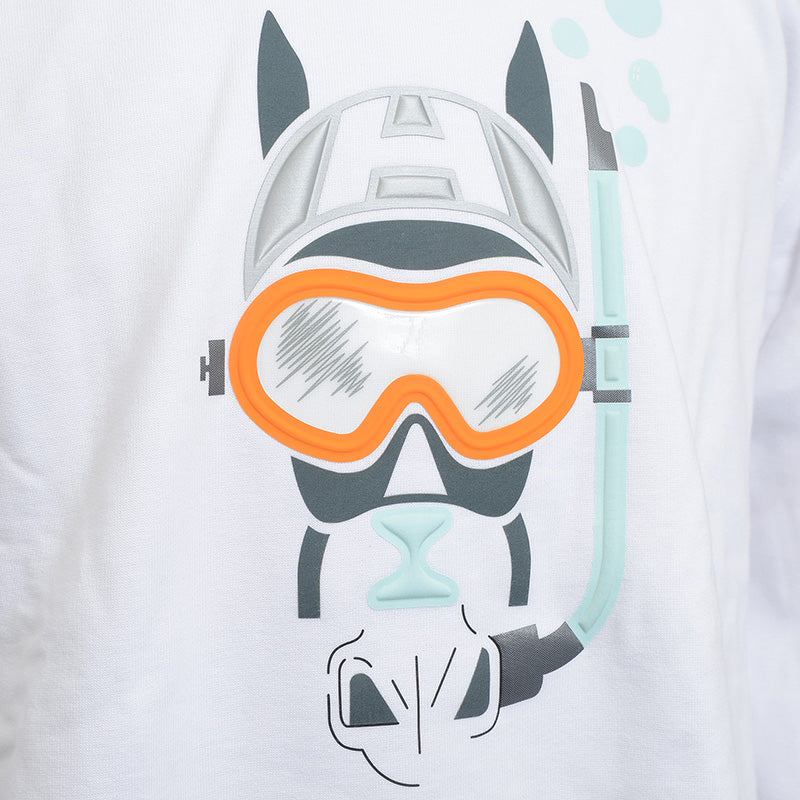 トレーナー ロゴ コットン ホワイト メンズ XLサイズ スウェット