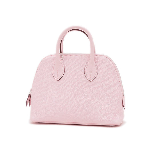 ボリード1923 ミニ シェーブル ローズダーリン シルバー金具 W刻印 ハンドバッグ