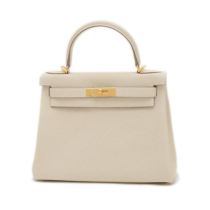 ケリー28 内縫い トゴ クレ ゴールド金具 W刻印 ハンドバッグ