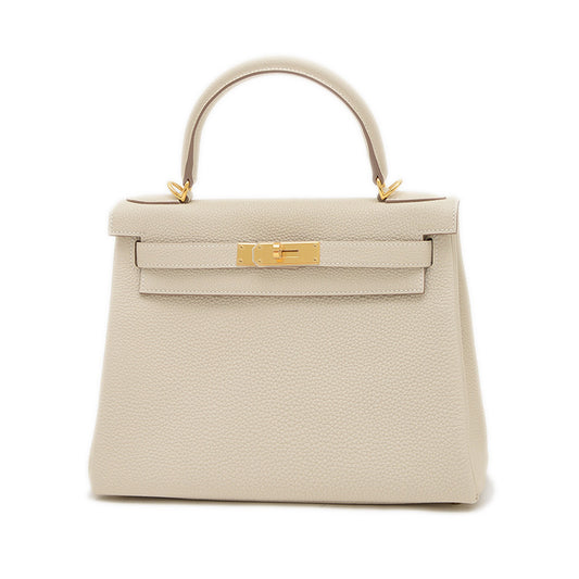 ケリー28 内縫い トゴ クレ ゴールド金具 W刻印 ハンドバッグ