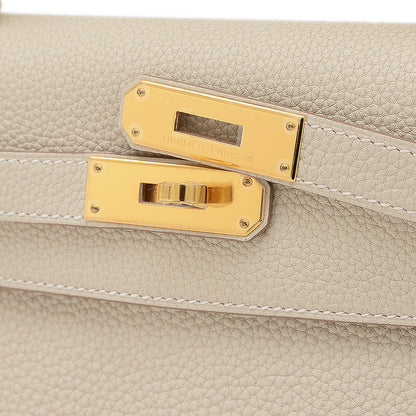 ケリー28 内縫い トゴ クレ ゴールド金具 W刻印 ハンドバッグ