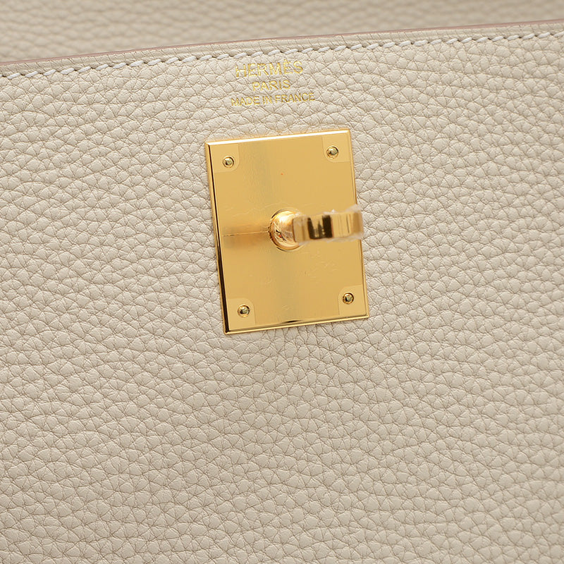 ケリー28 内縫い トゴ クレ ゴールド金具 W刻印 ハンドバッグ