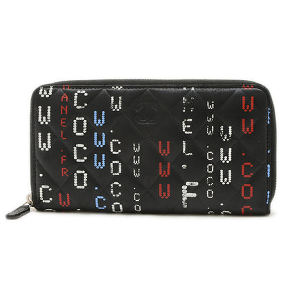 タイポグラフィー マトラッセ ラウンドファスナー 長財布 ラムスキン A82655 長財布