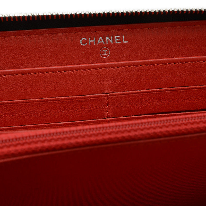 タイポグラフィー マトラッセ ラウンドファスナー 長財布 ラムスキン A82655 長財布