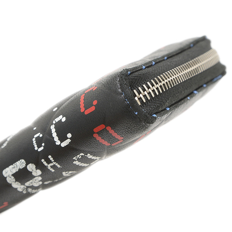 タイポグラフィー マトラッセ ラウンドファスナー 長財布 ラムスキン A82655 長財布