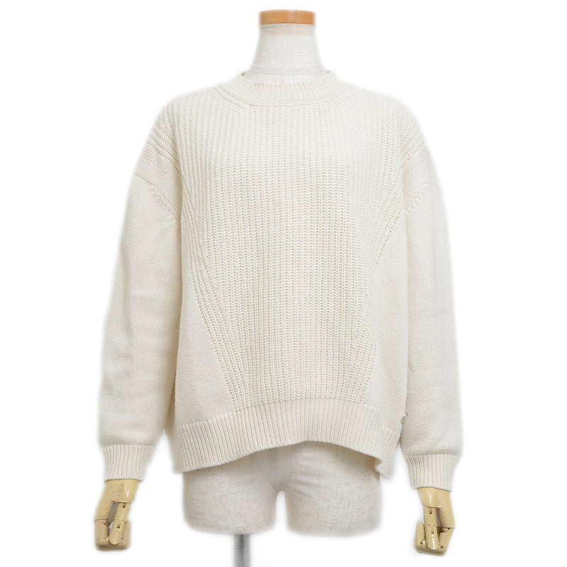 ニット トップス カシミヤ混 セリエ アイボリー レディース 36サイズ ニット