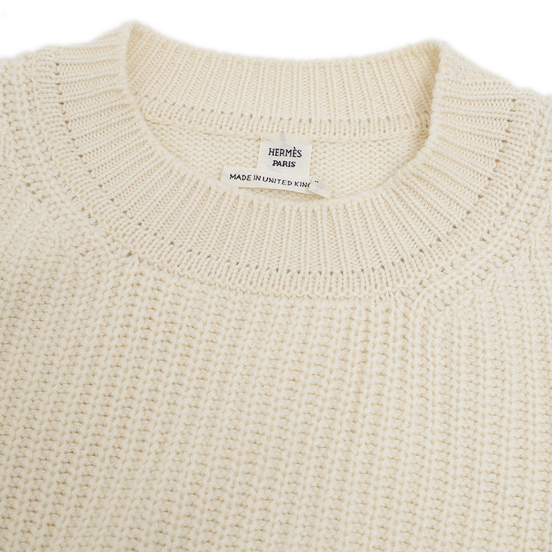 ニット トップス カシミヤ混 セリエ アイボリー レディース 36サイズ ニット