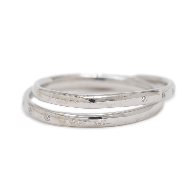 ヴェルティージュ クール リング K18WG/ダイヤ #50 リング・指輪