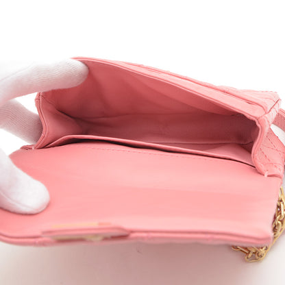 2.55 ウエストポーチ カーフスキン ピンク ゴールド金具 ソルド品 ウエストバッグ