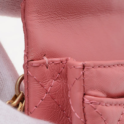 2.55 ウエストポーチ カーフスキン ピンク ゴールド金具 ソルド品 ウエストバッグ