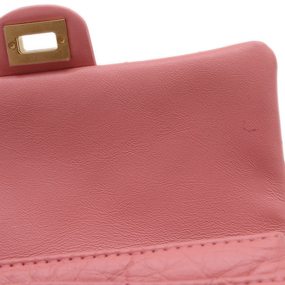 2.55 ウエストポーチ カーフスキン ピンク ゴールド金具 ソルド品 ウエストバッグ