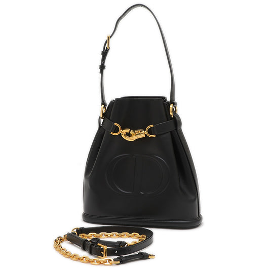 C'estDior ミディアム 2WAYバッグ ブラック M2271UBHA ハンドバッグ