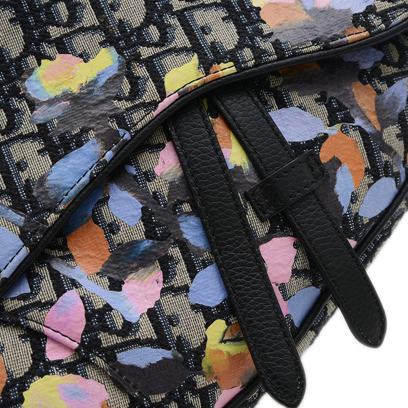 サドルバッグ アレックスフォックストン オブリーク ボディバッグ ネイビー ショルダーバッグ