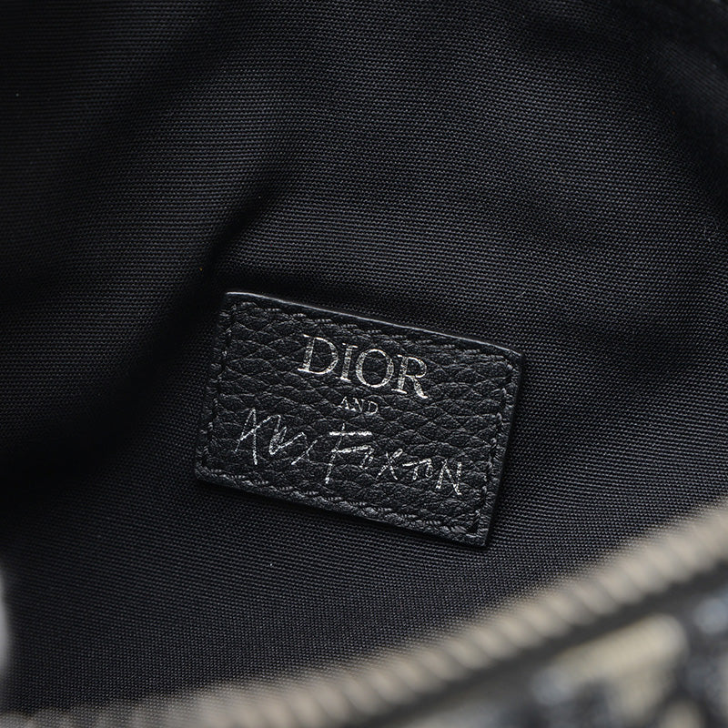 サドルバッグ アレックスフォックストン オブリーク ボディバッグ ネイビー ショルダーバッグ