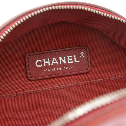 ラウンド アズアース 2WAYバッグ パテントレザー レッド A91946 ショルダーバッグ