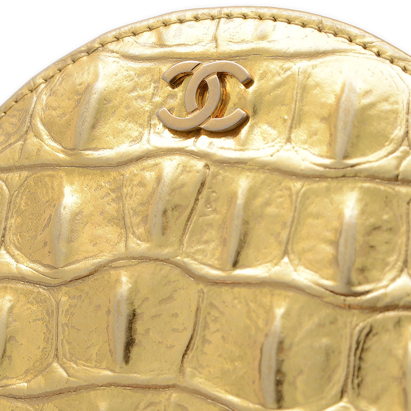 ココマーク ラウンド チェーンショルダーバッグ ゴールド ゴールド金具 ショルダーバッグ