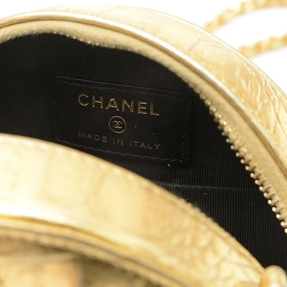 ココマーク ラウンド チェーンショルダーバッグ ゴールド ゴールド金具 ショルダーバッグ